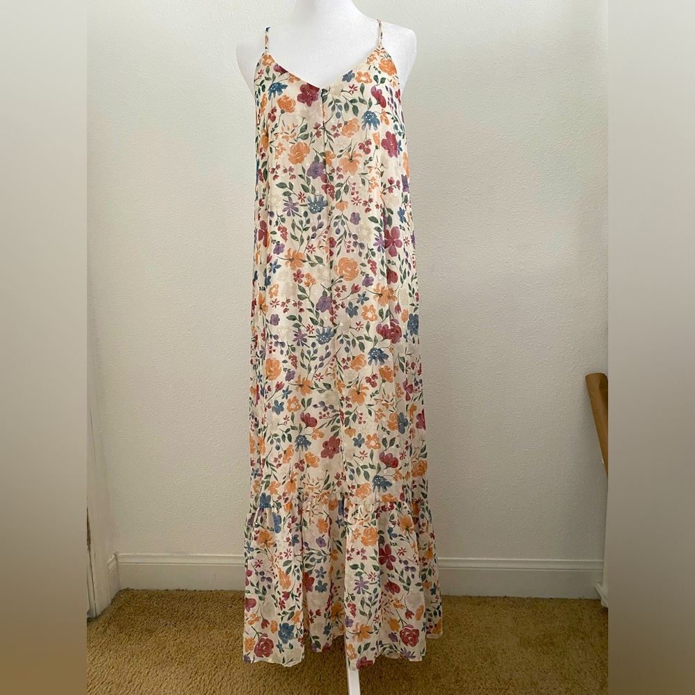 ADORA MIDI FLOWER DRESS